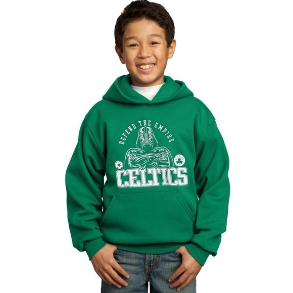 NBA • Boston Celtics Star Wars Defend The Empire Hoodie Pullover Sweatshirt - Picture 3 of 5